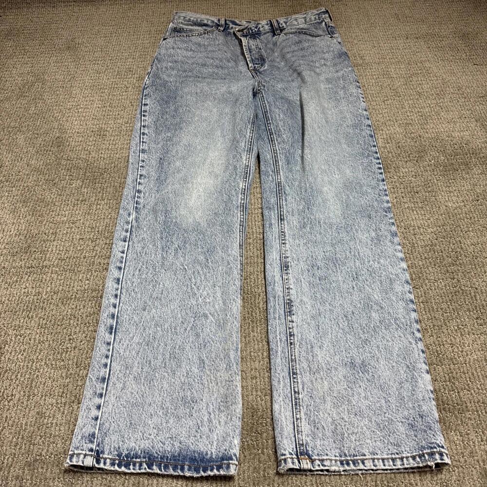 Fashion Nova Jeans Blue Straight Leg Pockets Women’s Size 13